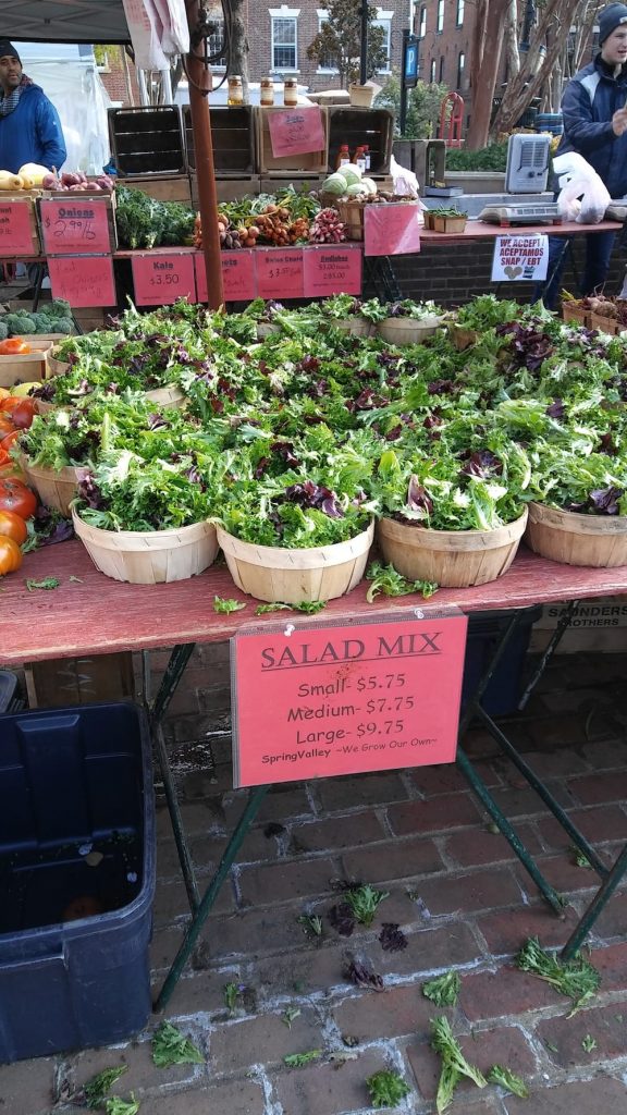 farm salad in a basket